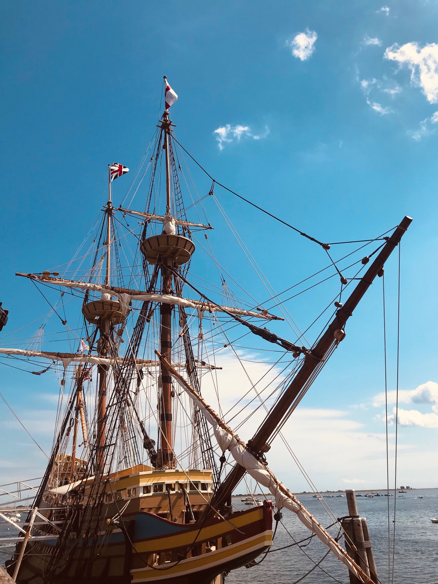 Mayflower 2 at Plymouth Beach, Massachusetts